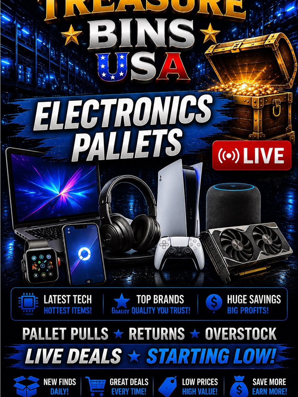 🔥 ELECTRONICS PALLETS | LIVE DEALS 🔥